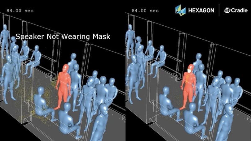 subway coronavirus simulation