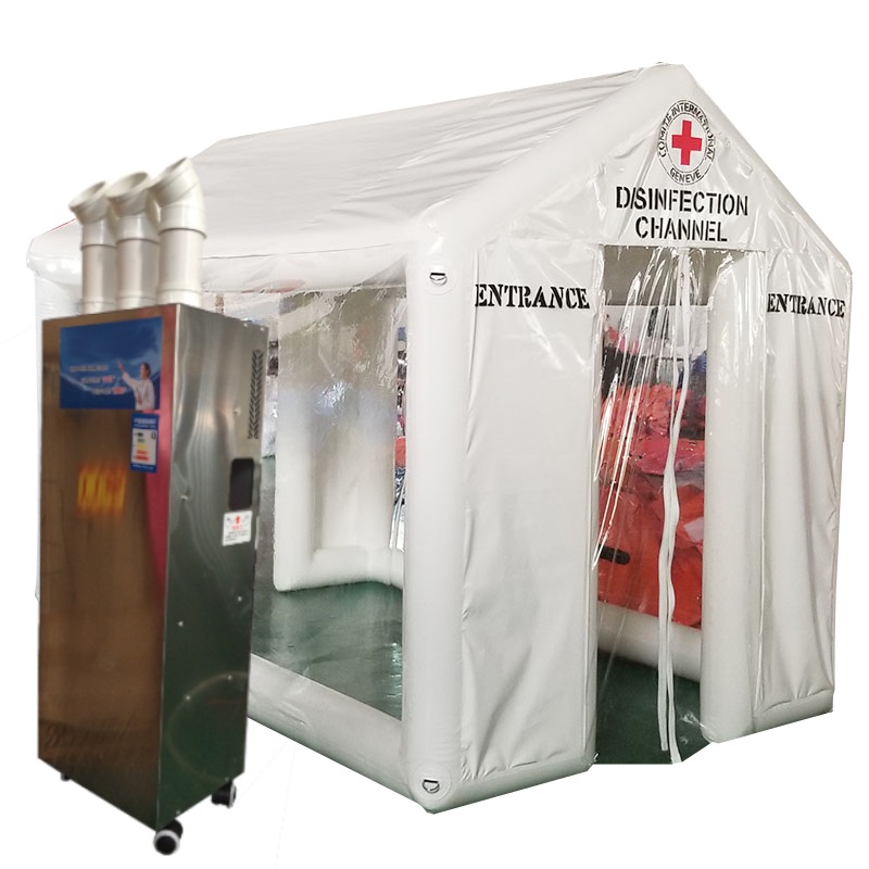 coronavirus sanitation booths