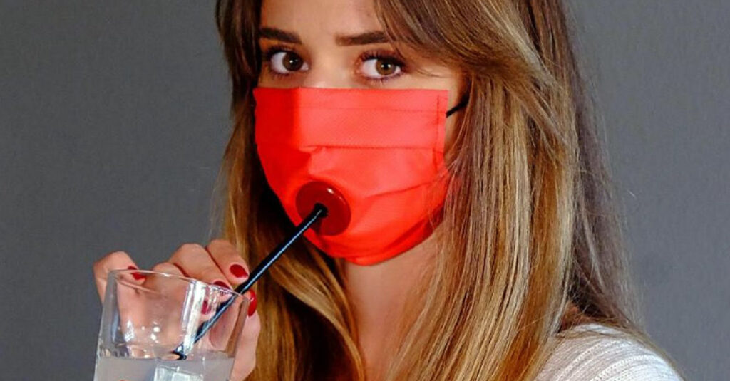 drinksafe patented mask drinking