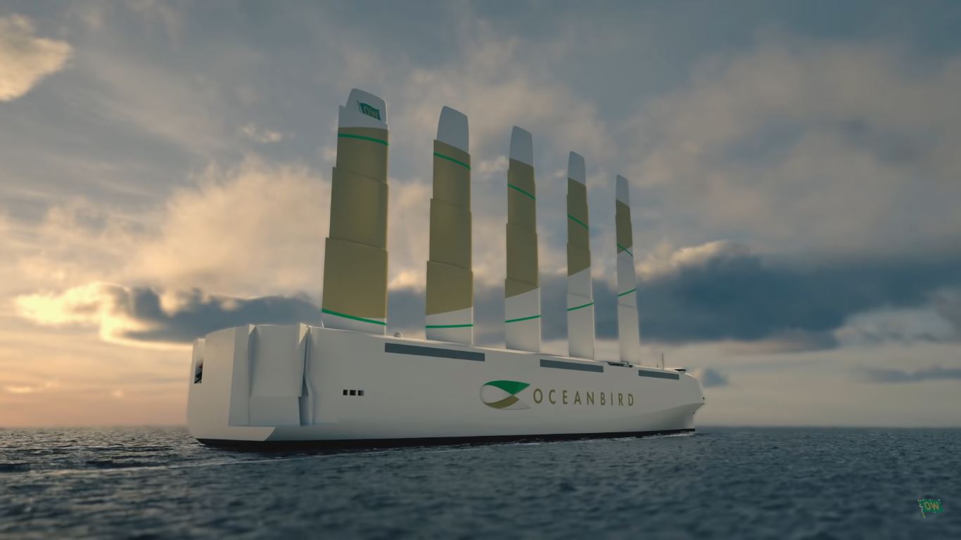 Oceanbird is the ecological cargo ship of records - The Patent