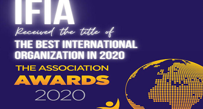 IFIA received the title of "Best International Organization in 2020"