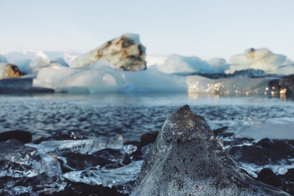 glaciers micro glass spheres