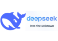 deepseek logo and landing page
